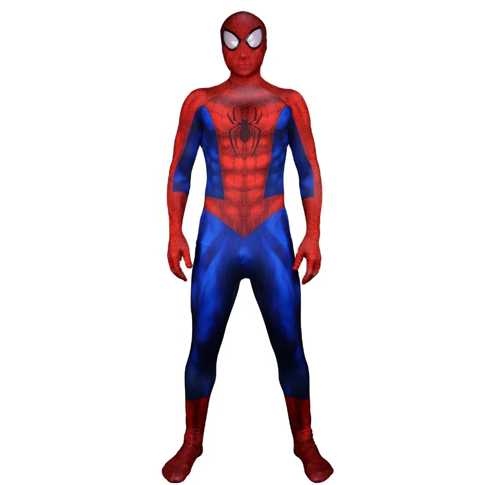 Amazing spider Miles Morales Muscle zentai Tights  kid adult Anime jumpsuit cosplay  costume
