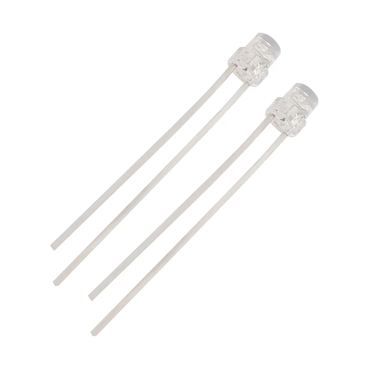 Flat top white diffused 3mm / 5mm / 10mm led diodes through hole led diode light emitting diode 12V yellow green