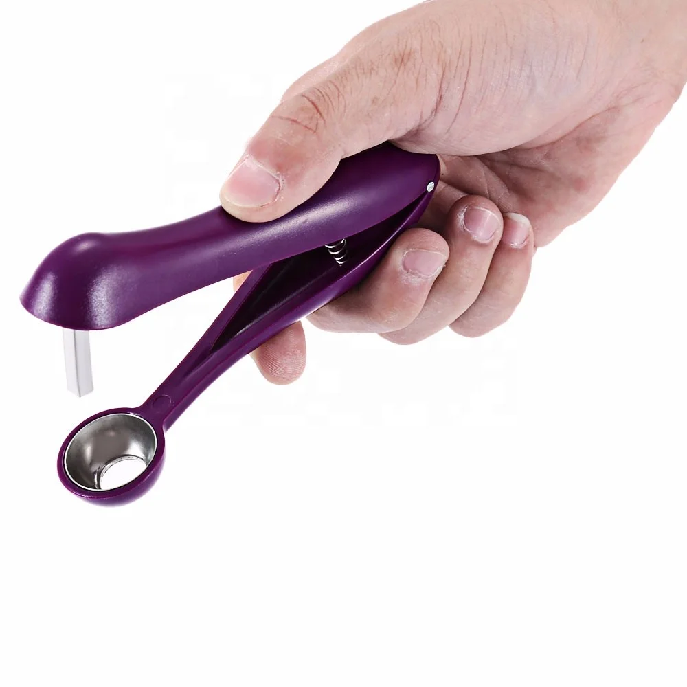 Kitchen Gadget Fruit Tool Plastic Corer,Plastic Manual Cherry Pitter,Cherry Corer Fruit Pitter