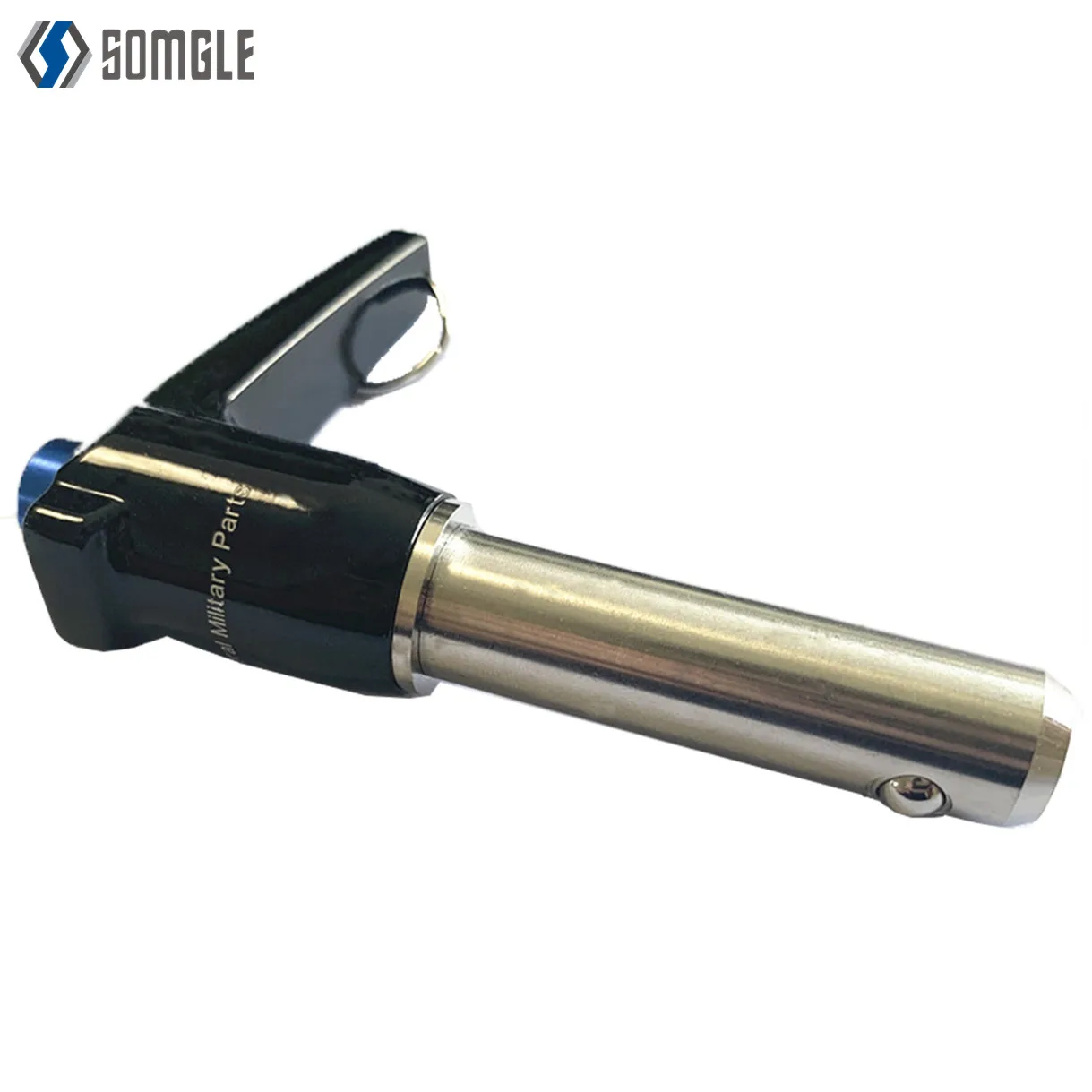 Chinese Manufacture High Pression stainless steel L type quick release spring loaded ball lock pin with rings