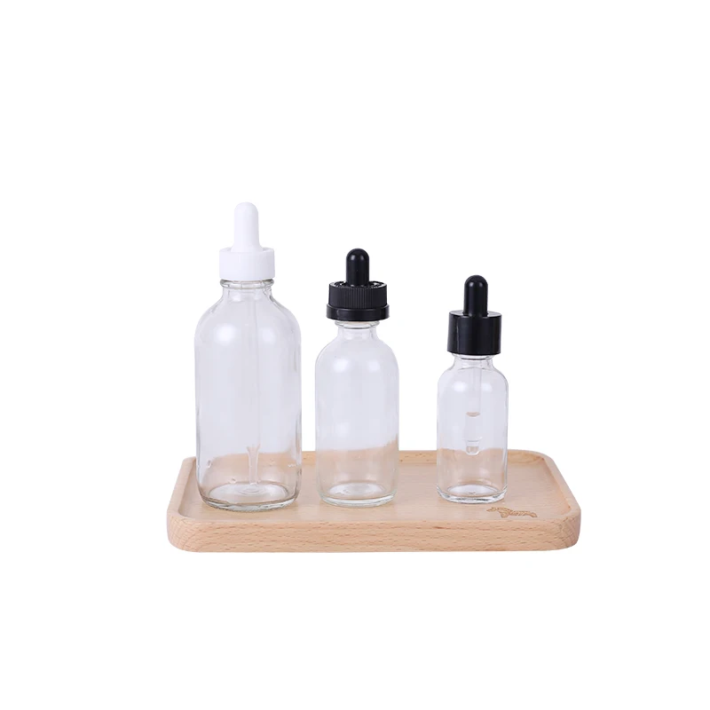 OEM/ODM Screen Printing Skincare Serum Bottle 1oz 2oz Glass Bottles Lab Dropping Container Perfume Vails Essential Oil Bottle