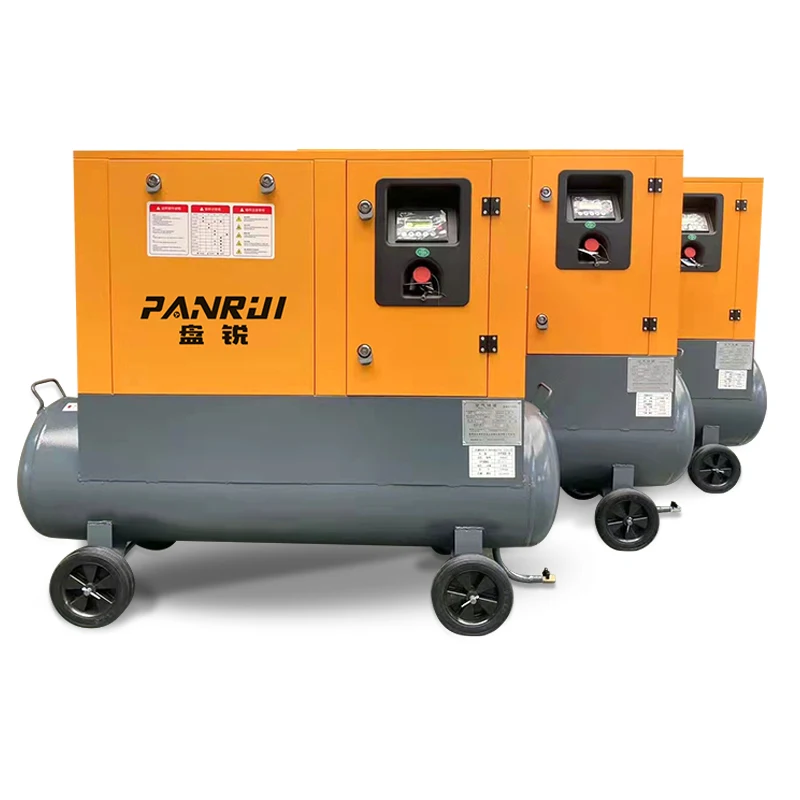New technology high end energy-saving super quiet silent 2.2kw 5.5kw 7.5kw scroll air compressor 100 liter