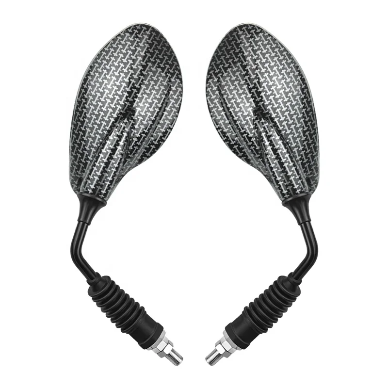 Motorcycle modified personality motorcycle y1590 degree adjustable snake skin rearview mirror