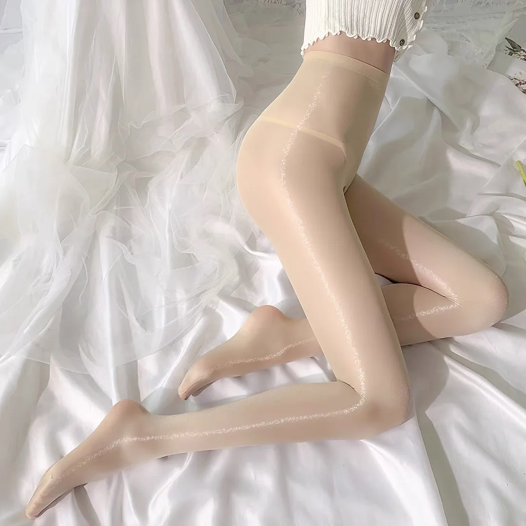 Cheap Wholesale Nylon Thin Sexy Silk Glossy Pantyhose Tights For Women