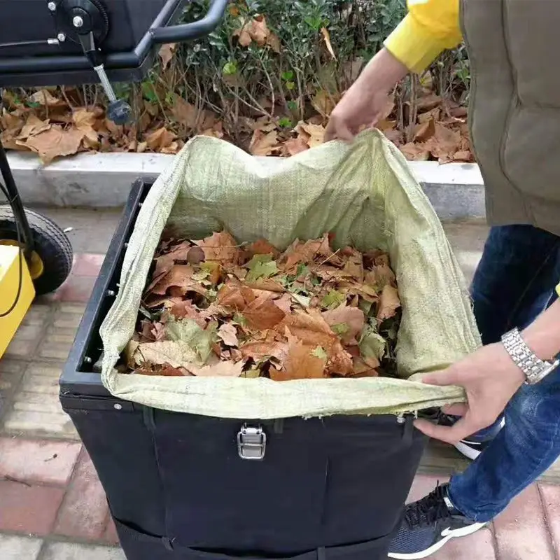 Professional and high quality Road Cleaning Mini Street Sweeper Gasoline Leaf Suction Machine with CE Approval