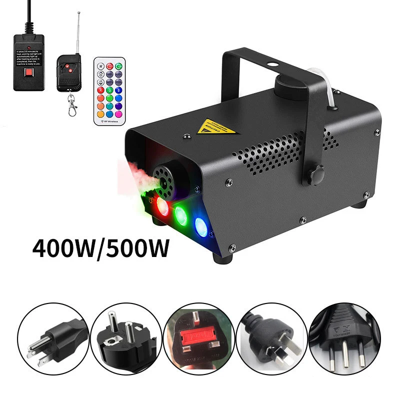 Party Stage 400W 500W Fog Machine with RGB led light dmx 512 smoke Fog Machine Manufacture Price