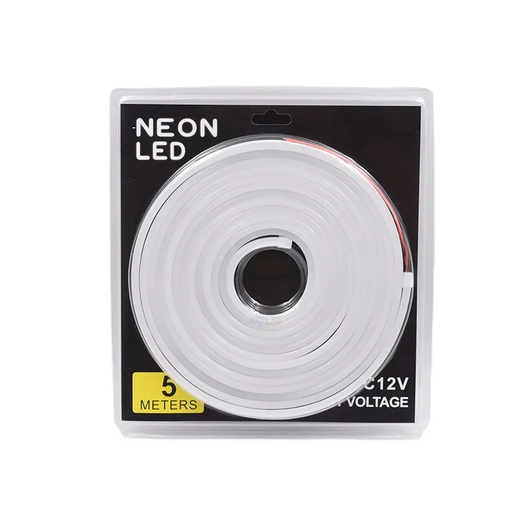 6 X 12mm Colorful Neon LED Strip Light Flexible LED Strip Neon Lights IP65 Waterproof 12V for Sign Letters Decoration