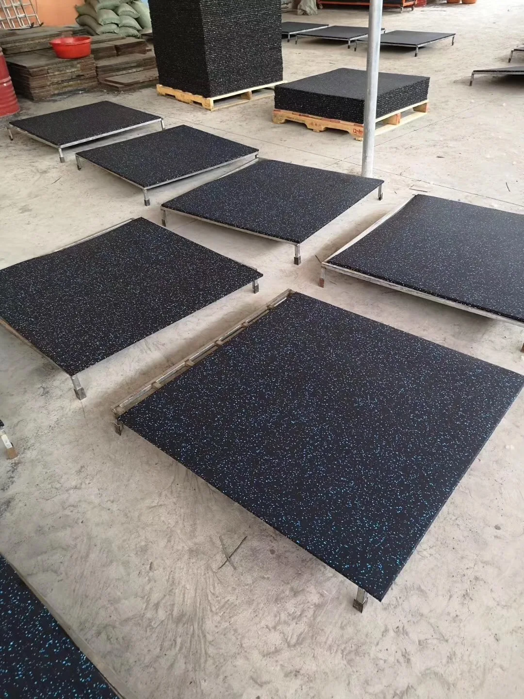 China fitness equipment Rubber gym floor mat for crossfit