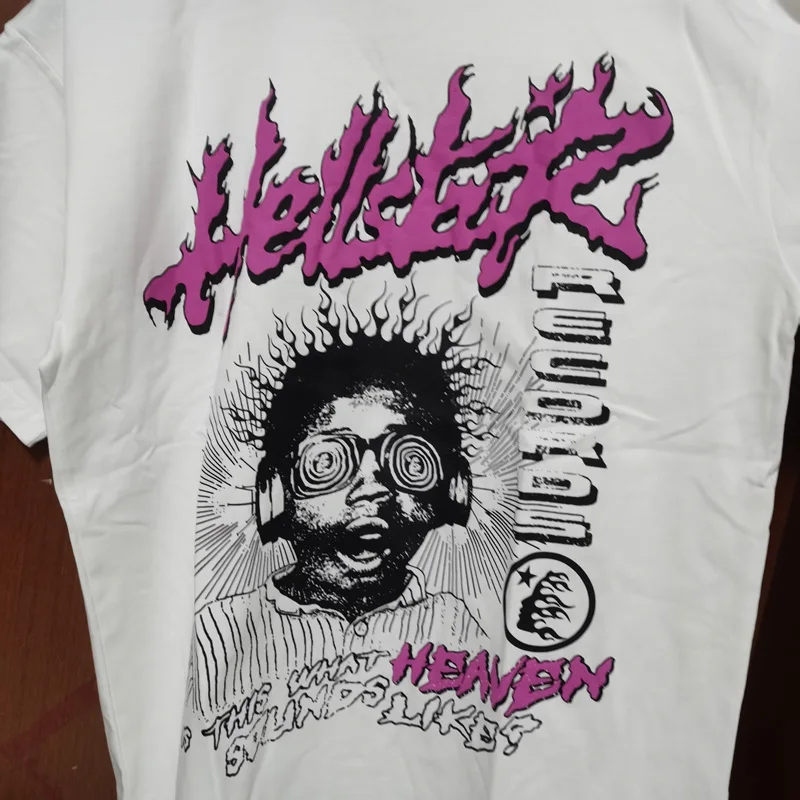 new arrival high quality Hellstar men t shirt streetwear Hip Hop Fashion Alphabet Print Men T shirt