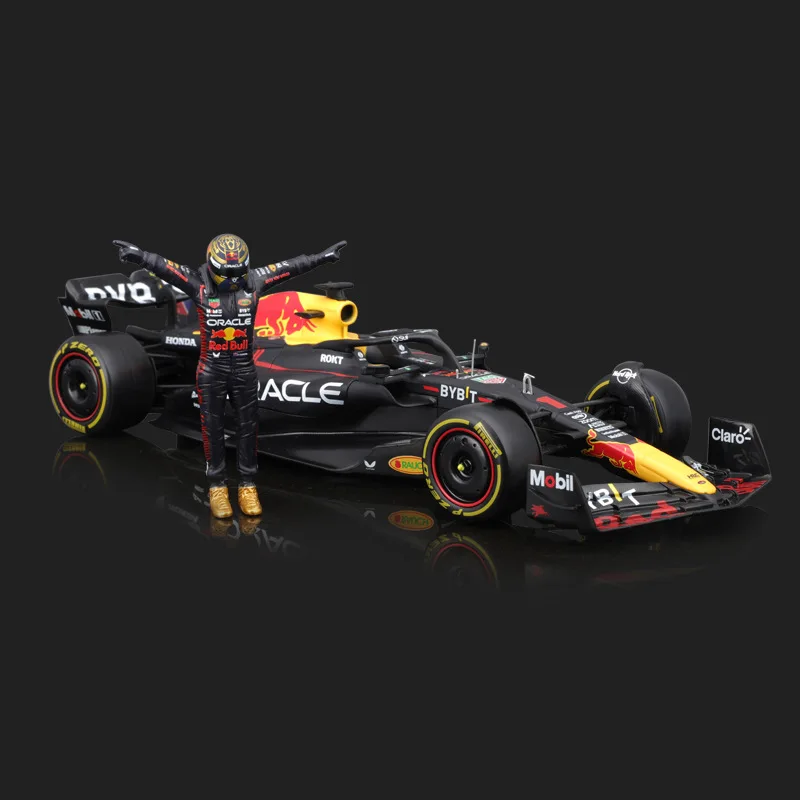 1:24 кукла BBurago Red Bull RB19 2023 F1 Модель гоночного автомобиля из сплава