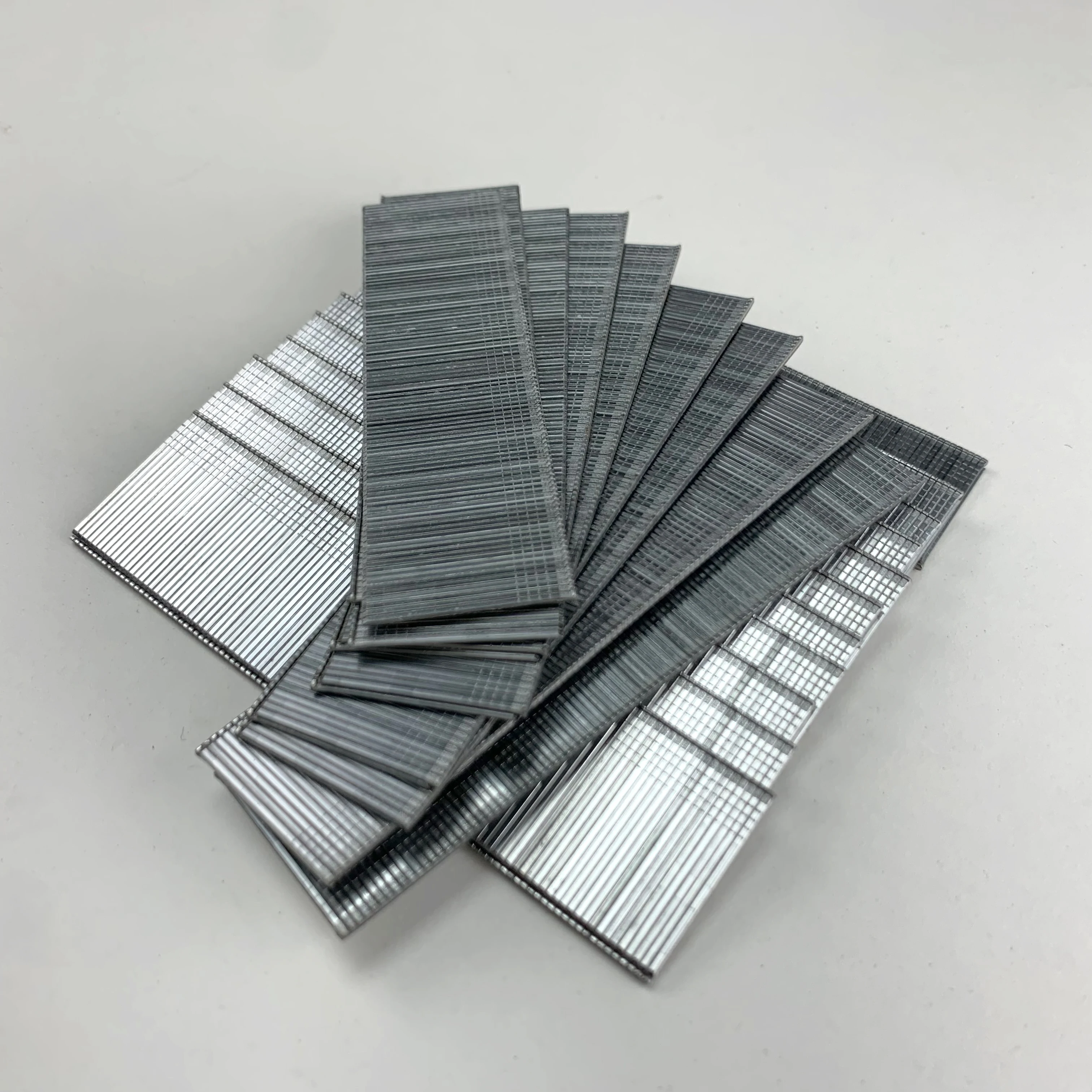 Factory Direct Supply 18 Gauge Silver Iron Nails F Type Series Brad Nail F25 F30 F38 F40 F50 For Wooden Furniture