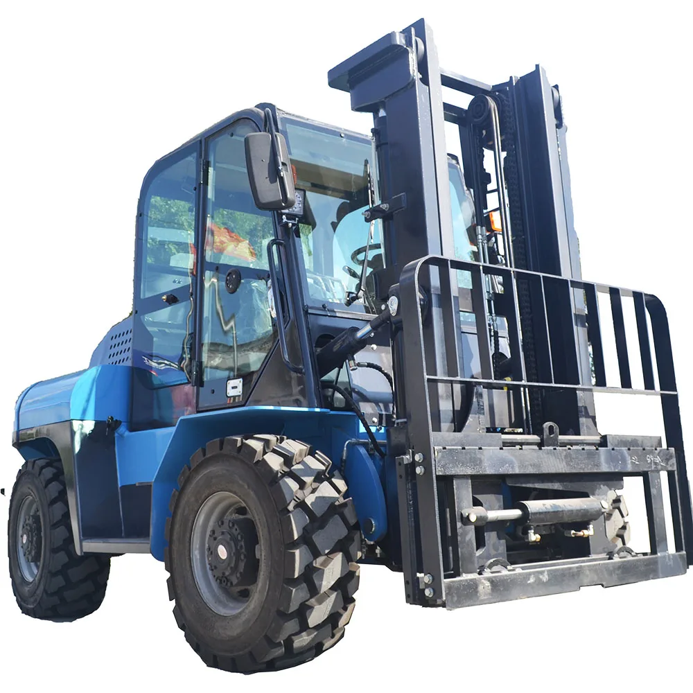 Free Shipping all terrain CE EPA 3000Kg 4000Kg Diesel Engine Forklift 3m 4.5m rough terrain  Forklift With Side Shift