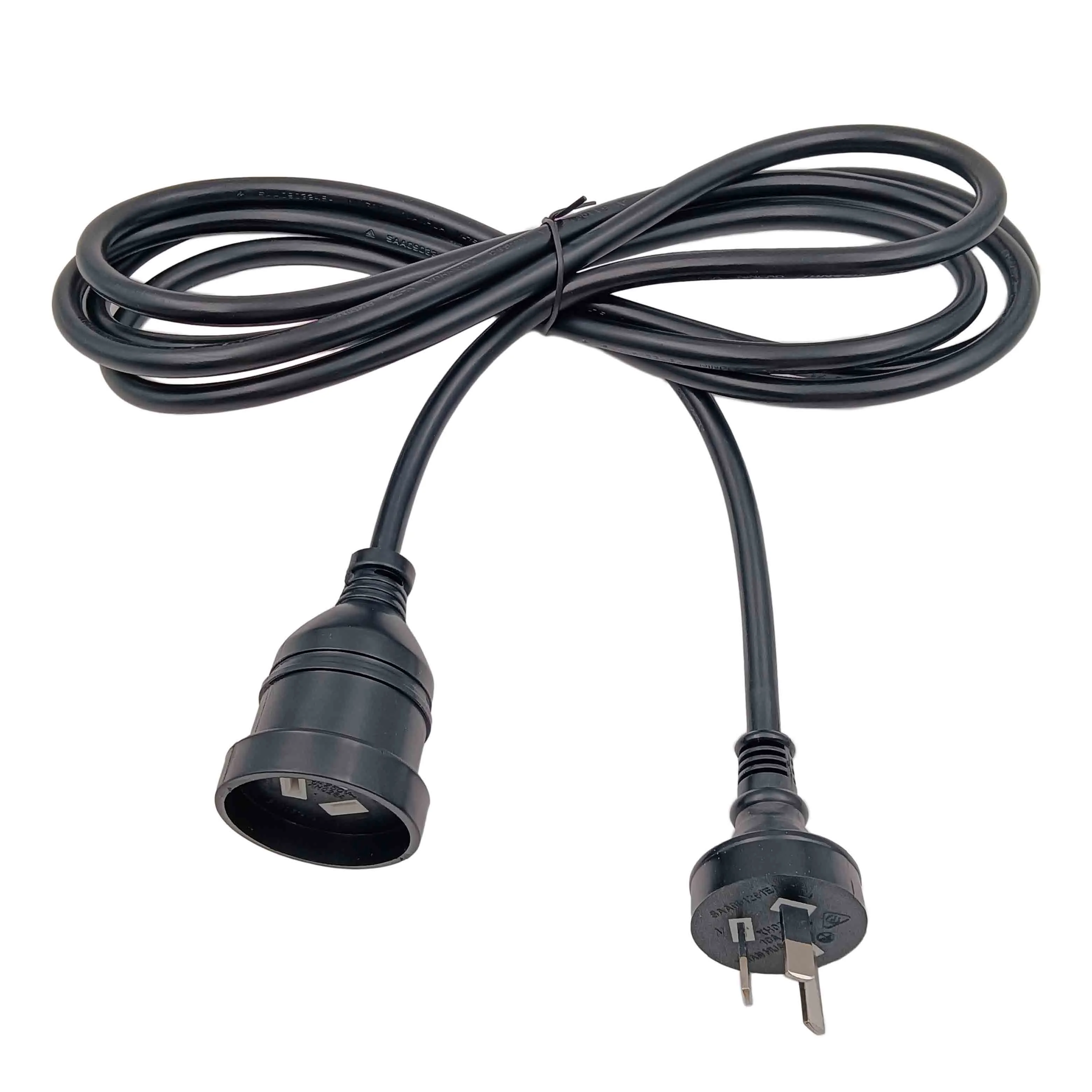 SAA Australia Ordinary Duty Extension Power Cord 10A 250V
