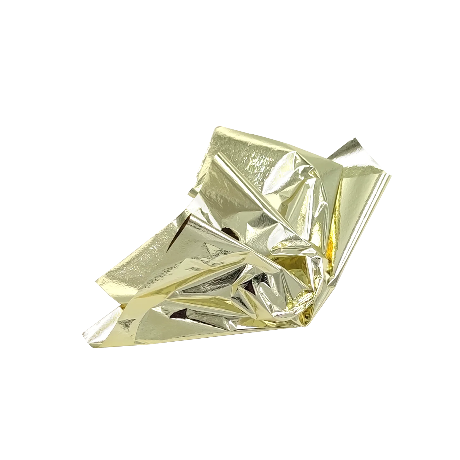 Factory Price 14*14cm Taiwan Imitation Hand Grab Champagne Silver Leaf Foil Sheets Champagne Silver Color Leaf Crafts Decoration