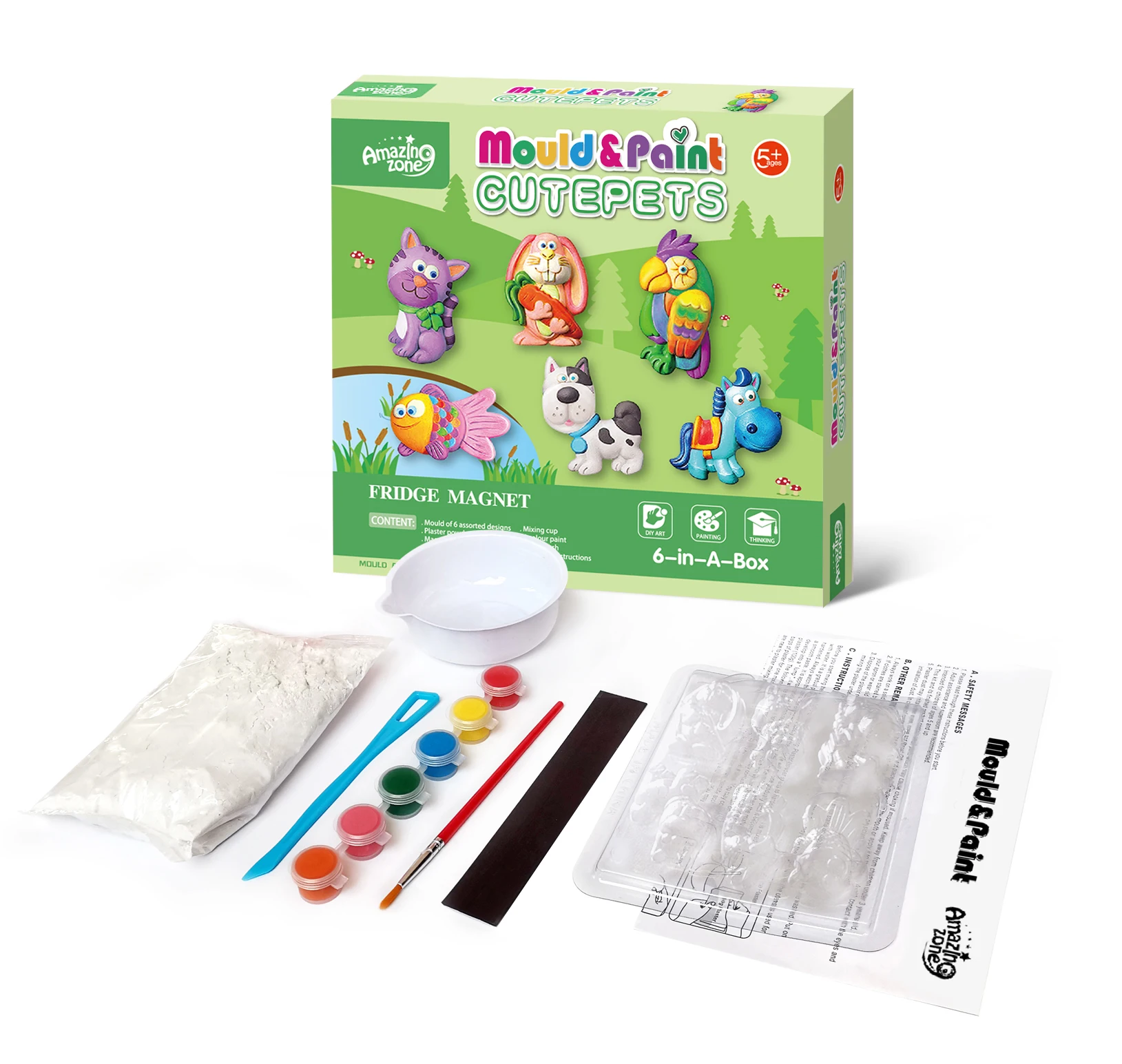 Ceramics Plaster Painting Set Activities Diy Toys For Painting Your Own Figurines Arts And Crafts Painting Kit Kids