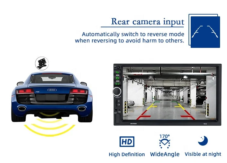 2019 New Product Android 7918C Android Car Radio 8.1 System 7 Inch GPS Navigation With WIFI Bt Car Dvd Player