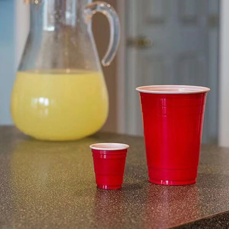 
Cafe 20 ounce Break-Resistant Plastic Cup Restaurant-Style Beverage Tumblers Set of 16 Clear 