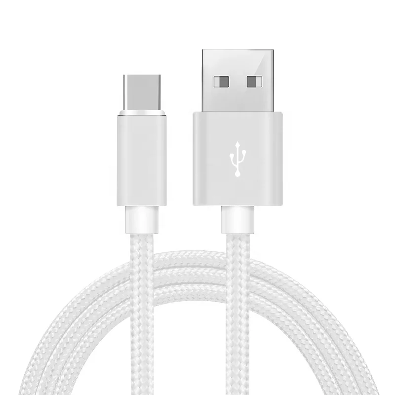 Горячая продажа нейлоновый Плетеный USB кабель для быстрой