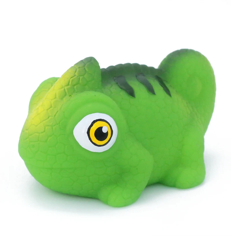New design eco friendly floating bath animal chameleon bath toy