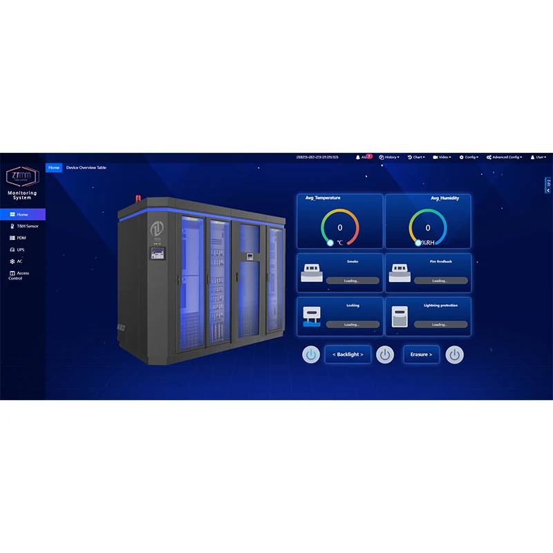 ZTMM Network Rack Monitoring Fusion Integrated Module Server Rack Server Cabinet Modular Data Center