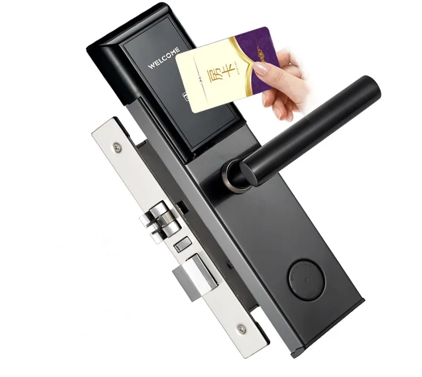 High security electronic hotel card lock RFID smart card electric door hotel lock system