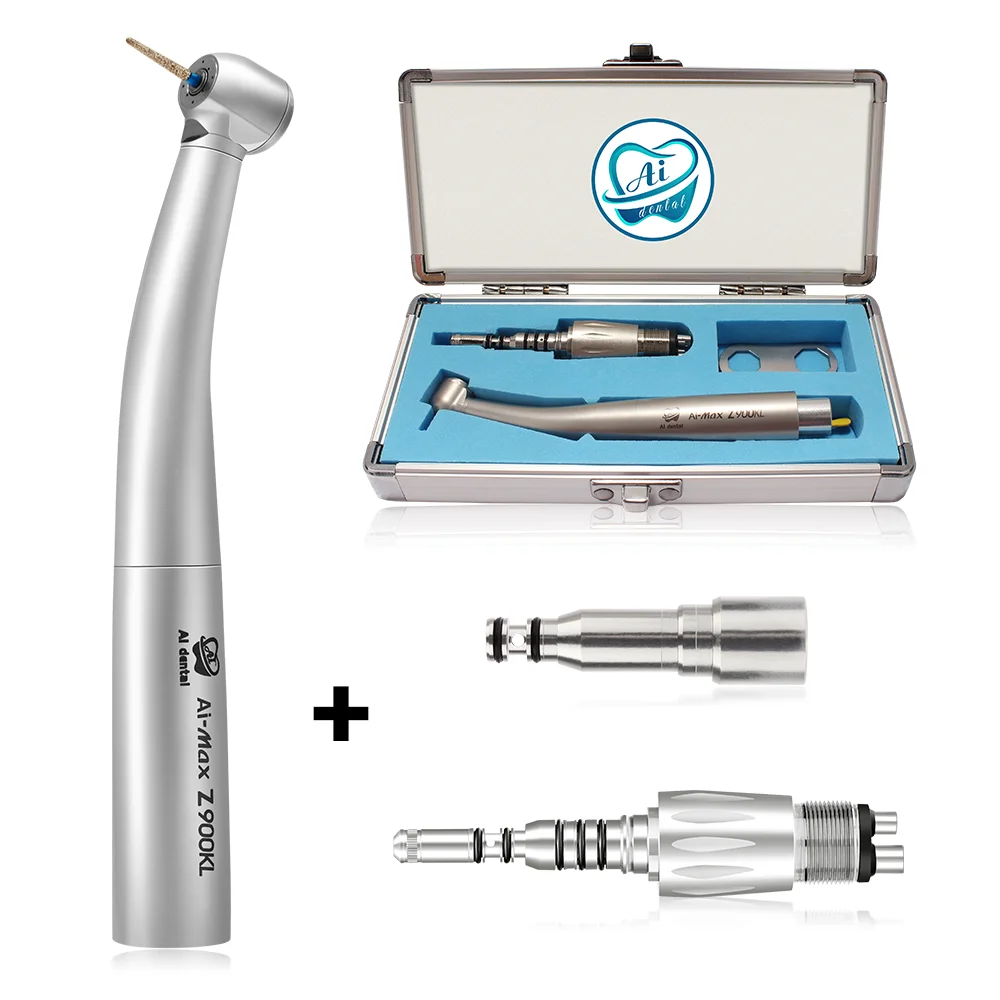 air turbine dental handpiece set K-couple with LED 2/4/6 holes high speed dental piece with led high quality dental tools