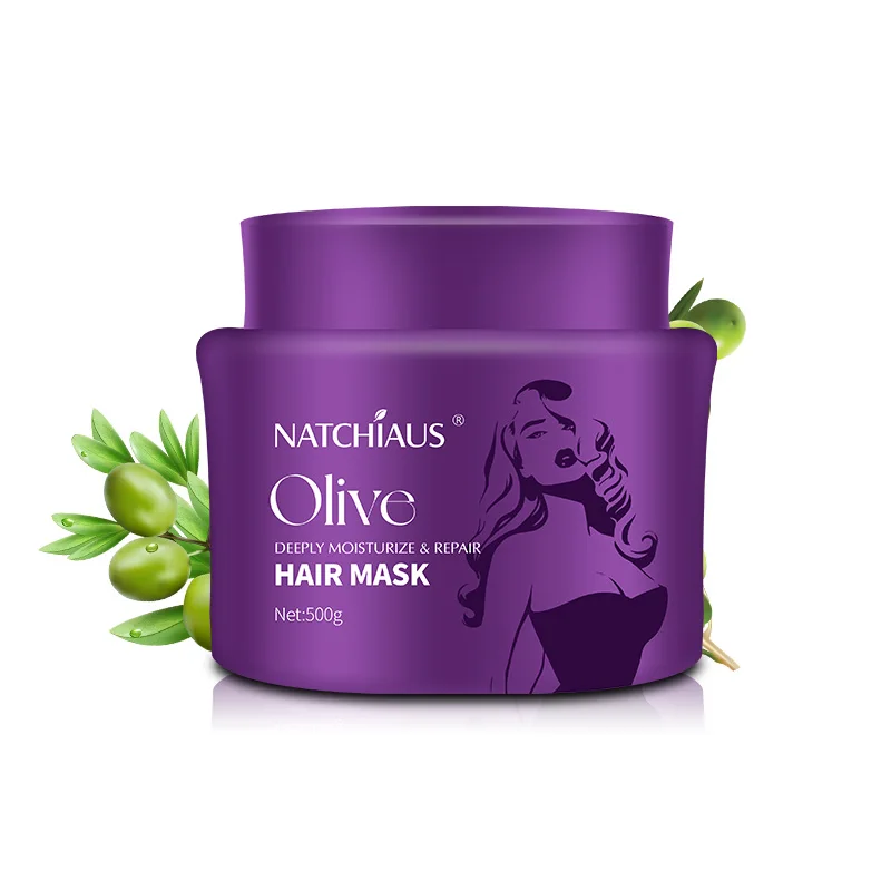 
China Guangzhou factory private label repair natural organic olive hair mask 