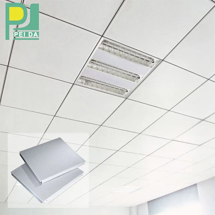 Китай поп коммерческий стандартный размер изолированный алюминиевый потолок для спальни