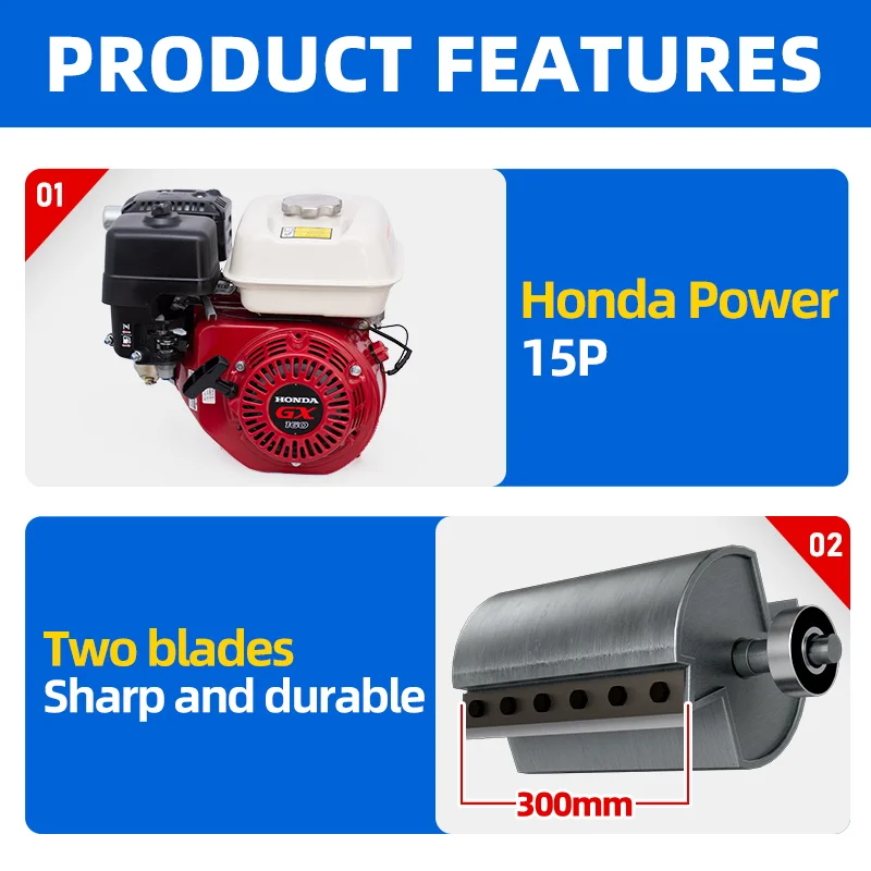 Бензиновый дизельный измельчитель древесины щетка дробилка