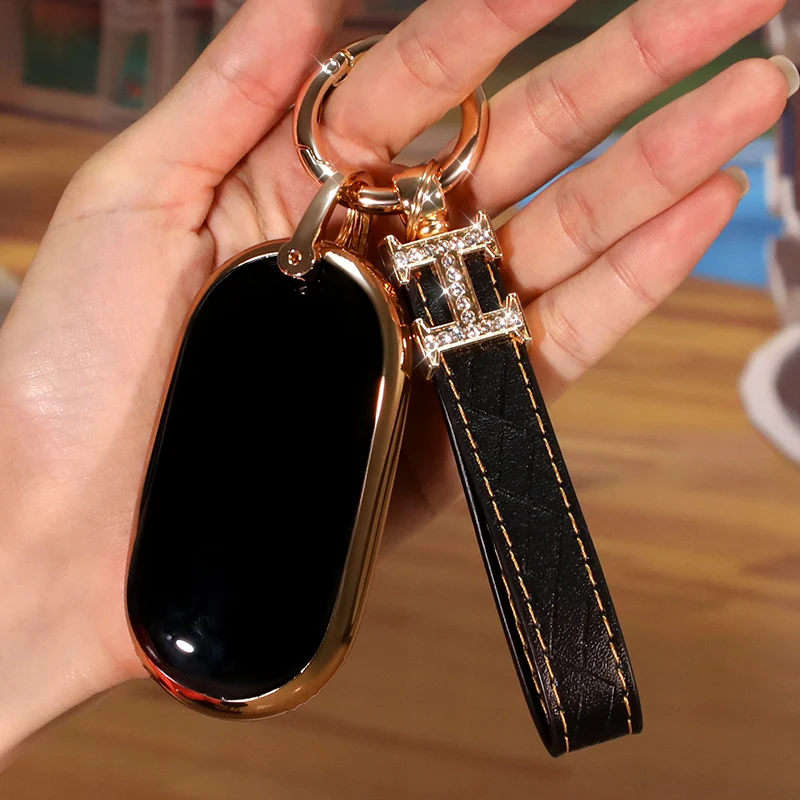 TPU Diamond Benz Car Key Cover suit for 22 Benz new C-class key sets C260L C200L S400 S450 S480 car keychain