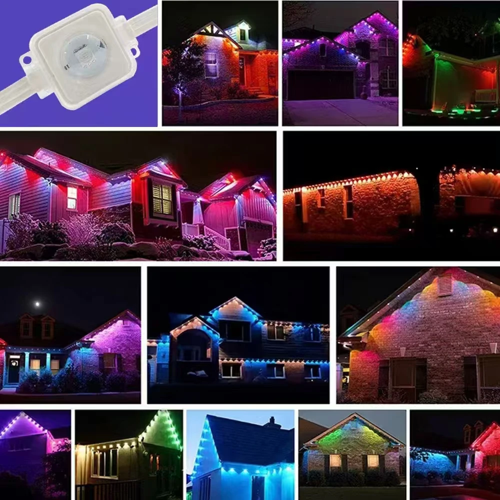 remote Bluetooth control  wifi   led lights permanent  wall light under eaves ceiling light 6803
