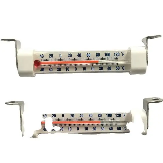 Glass liquid fridge freezer thermometer