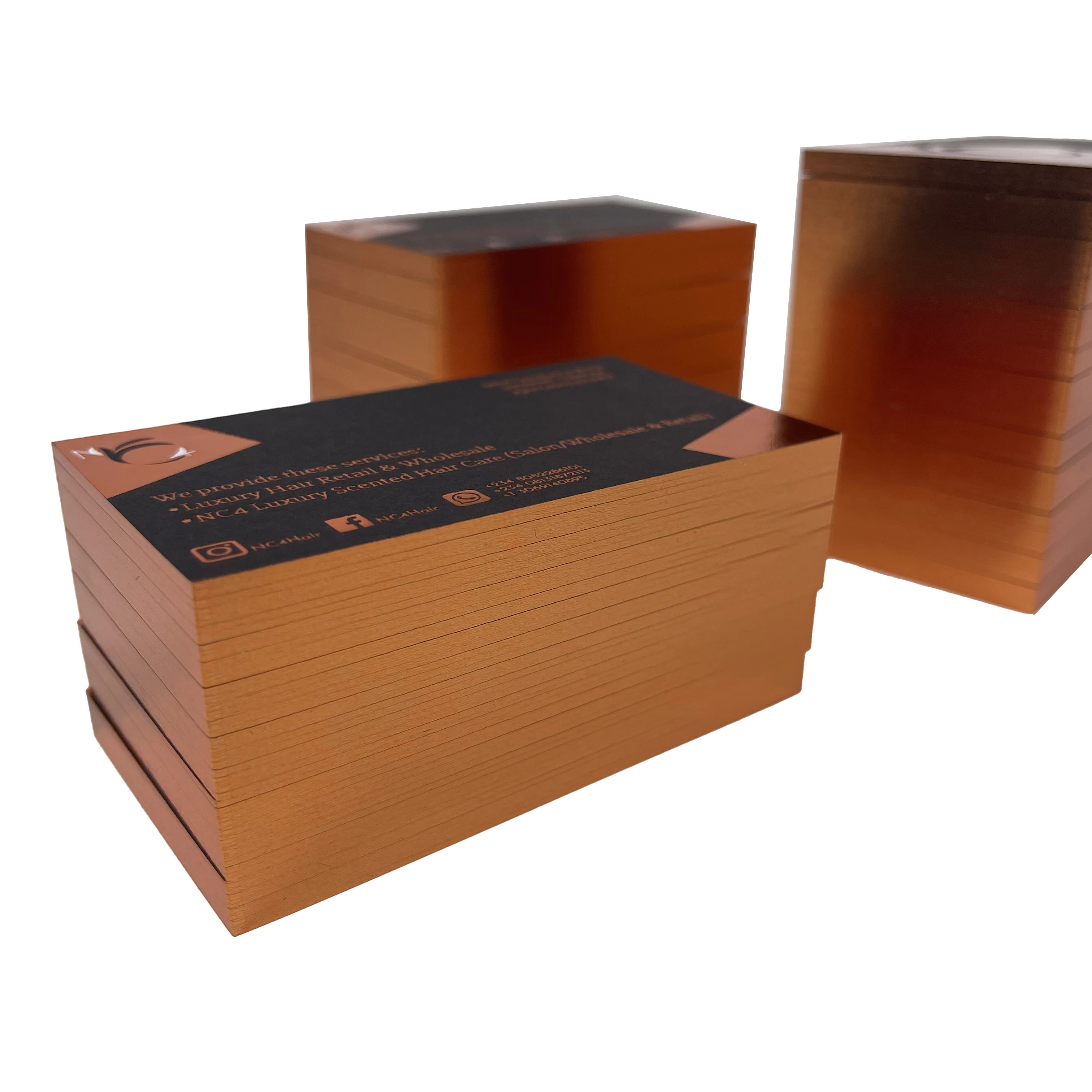 Custom 400g/500g black soft suede card high quality business card