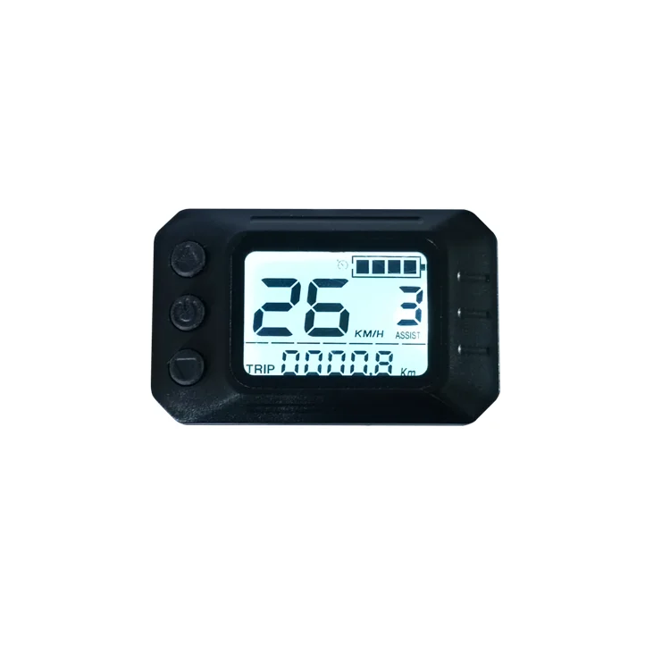 Electric LCD Display AK47 FD001 Speed Meter 36V 48V for Electric Bicycle Odometer with SM Plug 6pin  Ebike Accessories