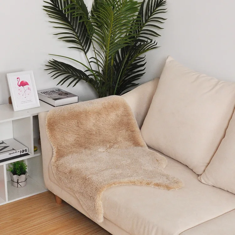 Shaggy Rabbit Fur Carpet For Living Room Home Warm Plush Floor Rugs