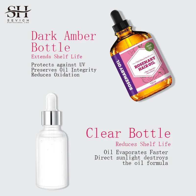 Private Label Organic Rose Rosemary Oil Intensely Nourishing Hair Oil Recovery Hair Damaged For Short Long Hair