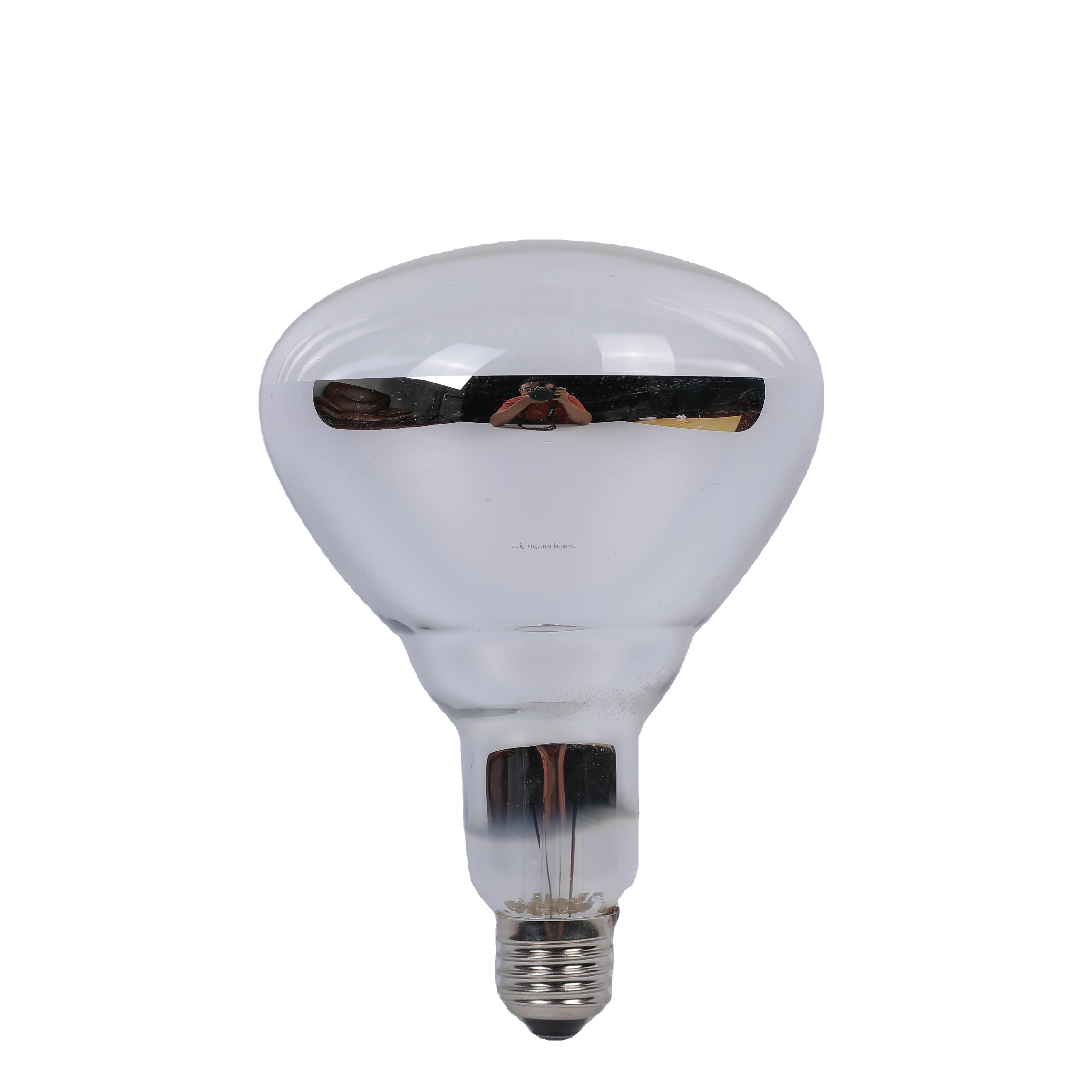 Farm BR40 125W Clear Hard Glass Infrared Heat Lamp Chicken Pig Poultry Breeding Halogen Bulbs