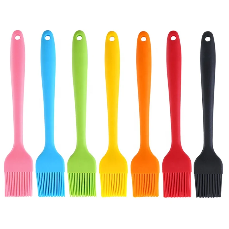 10 Inch Heat Resistant Basting Pastry Brush Food Grade Kitchen Silicone Baking Oil Brush