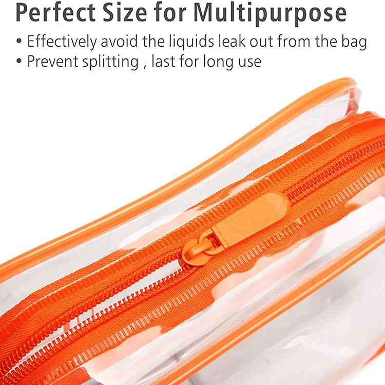 Прозрачная молния с логотипом заказчика, пластиковая косметичка для туалетных принадлежностей, сумка с молнией, прозрачная косметичка из ПВХ, косметичка из ПВХ
