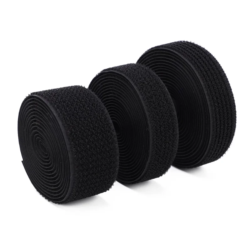 Die Cut Nylon Same Side Fasteners Convenient Hook Loop Tape One Side For Hat Shoes Use