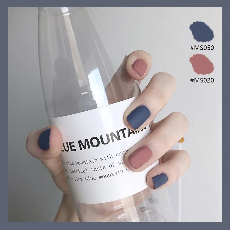 Matte Gel Polish Top Coat Designers Nail Supplies Art for Women Chrome Nails Private Label