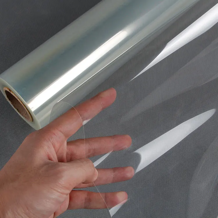Factory  transparent PET film with glue gloss PET protective film