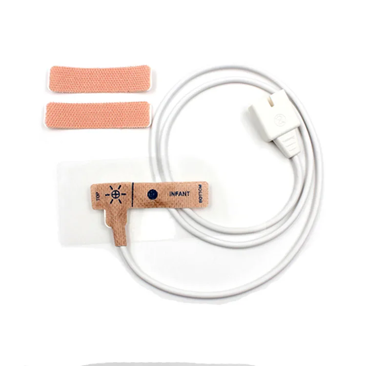 compatible with Philips M1132A/ M1133A/ M1134A Disposable Neonatal/infant/adult wrap foam fleece fabric SpO2 Sensor