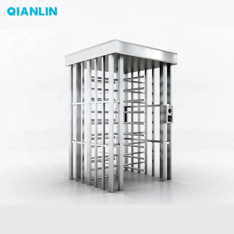 Face Recognition Access Control Rfid Full Height Turnstile Mechanism
