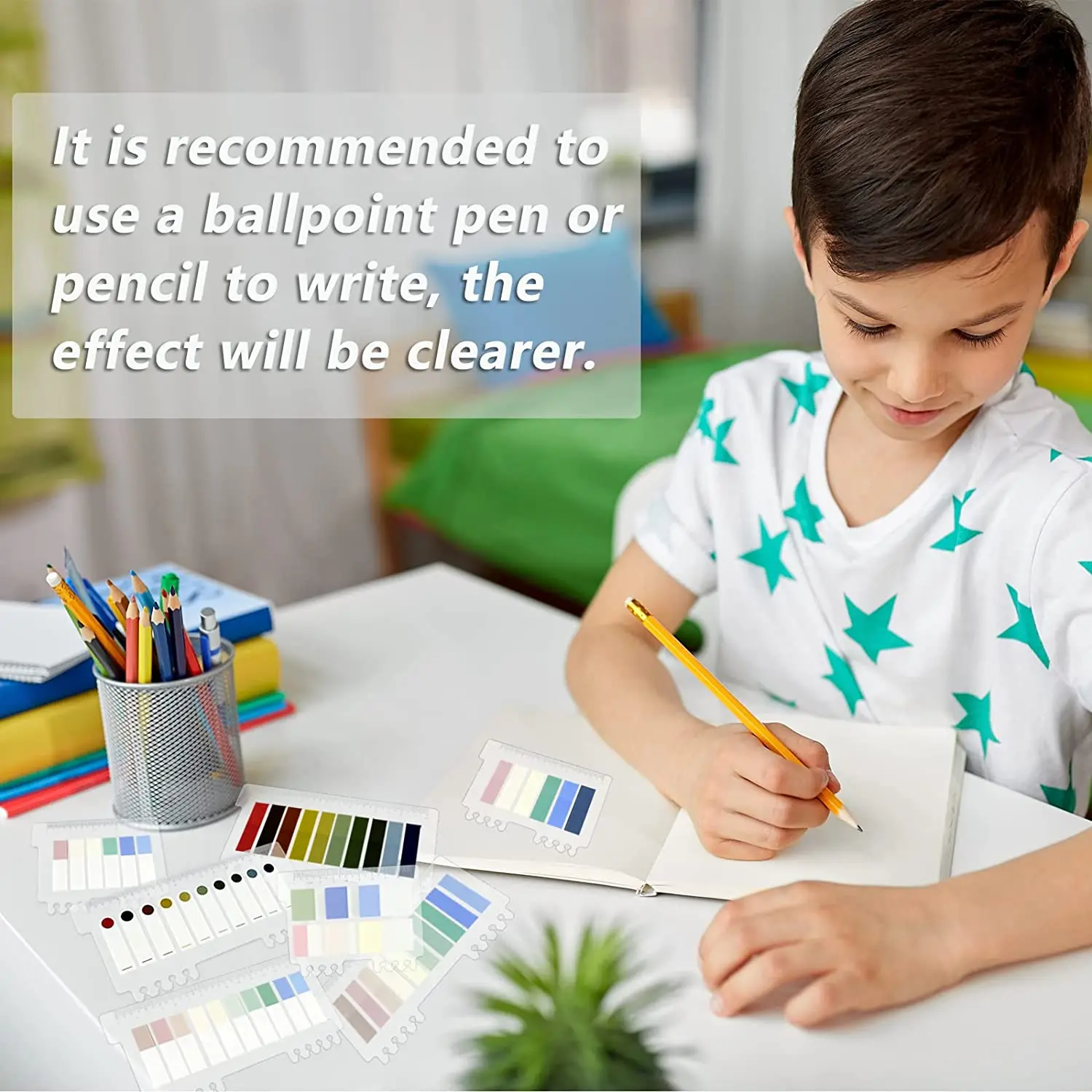 Transparent Sticky Note Pads Waterproof Self-Adhesive Memo Removable N Times Sticky tabs Annotation Page Markers Tabs morandi