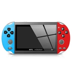Portable Retro X7 Plus Game Console Handheld 5.1 Inch Screen 128 bit Video Games Consoles Game Player Real 8GB Camera Video
