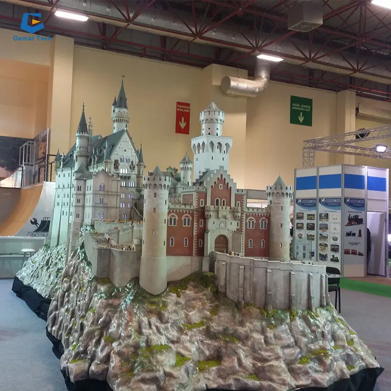 MB-RT13 miniature landmmark Mini World Sculpture manufacture miniature building for playground decoration