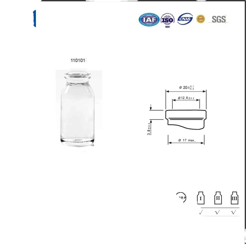 
high quality clear and amber moulded injection pharmaceutical glass bottle and medical bottle 