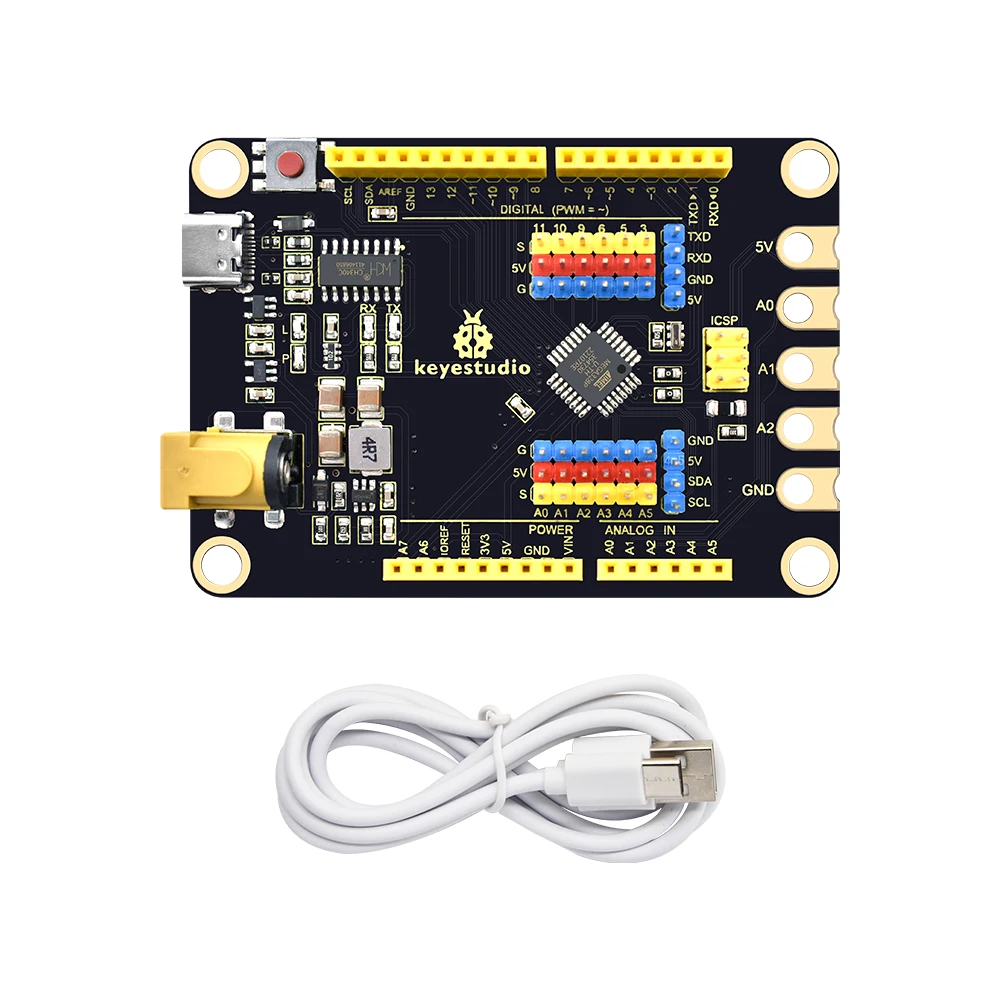 KEYESTUDIO Super ATmega328P-AU Maker Programming Development Board For LEGO Building Blocks With Arduino IDE