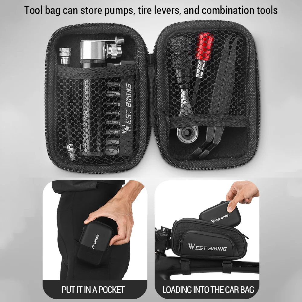 16 pcs Ratchet Wrenches Bike Repair Tool Kit  Multi-Functional Ideal for Bike Maintenance and Repairs Bicycle Tools